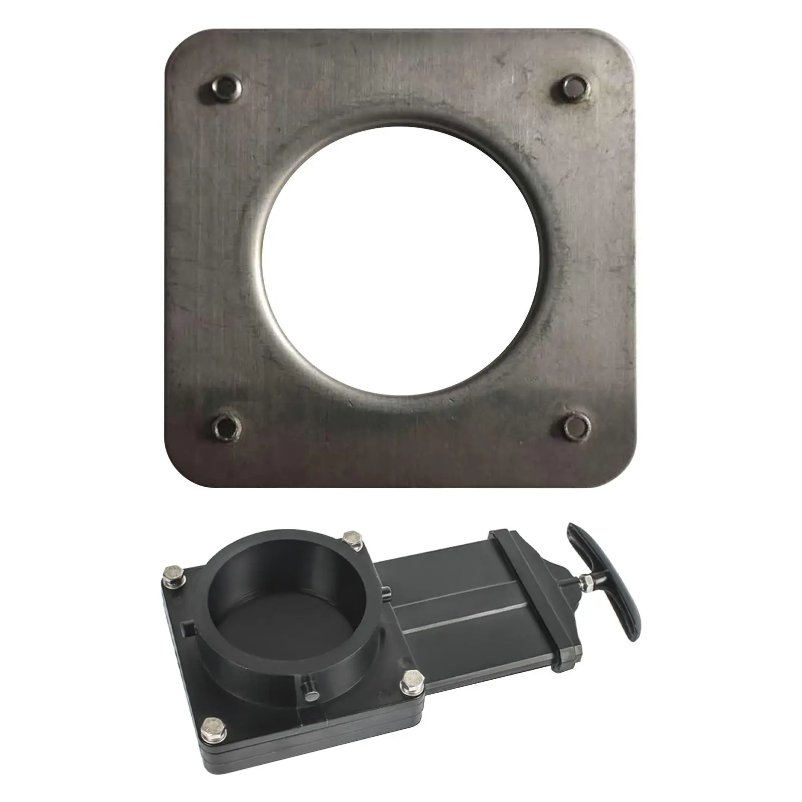 3 inch RV Dump Gate Assembly Sewer Hose Repair Sewer Fittings Motorhome Plumbing Termination Trailer Accessories Replacement