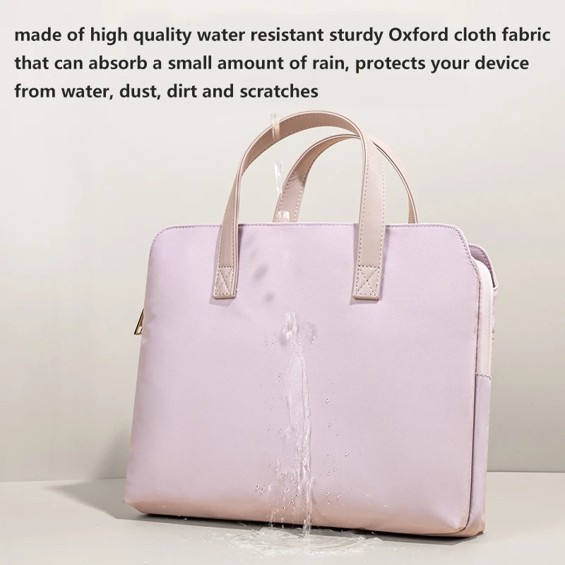 여성용 노트북 가방 비즈니스 핸드백, 맥북 프로 HP 스트림 크롬북 레노버 아이디어패드, ASUS 젠북 델 화웨이용, 14 인치