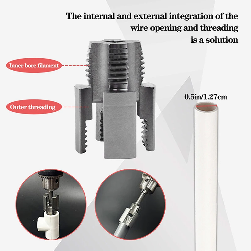 Pipe Thread Cutting Tool Integrated Internal External Pipe Threading ...