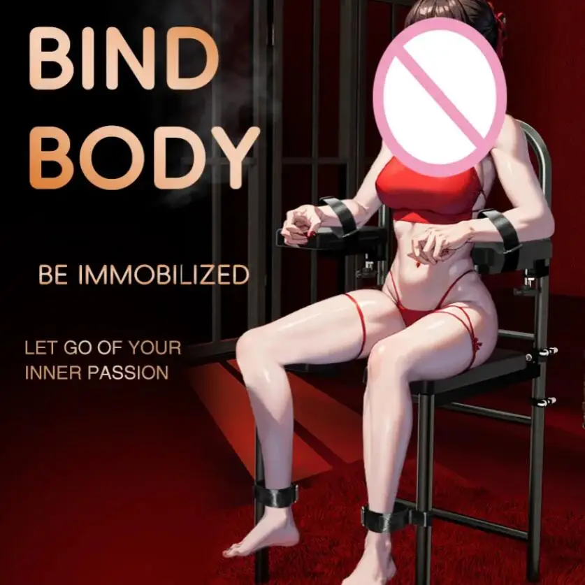 Good Price SM Flirt Sex Furniture Sex Chair Couple Fun Love Position bedroom multifunction sex chair with adjustable bdsm cuffs