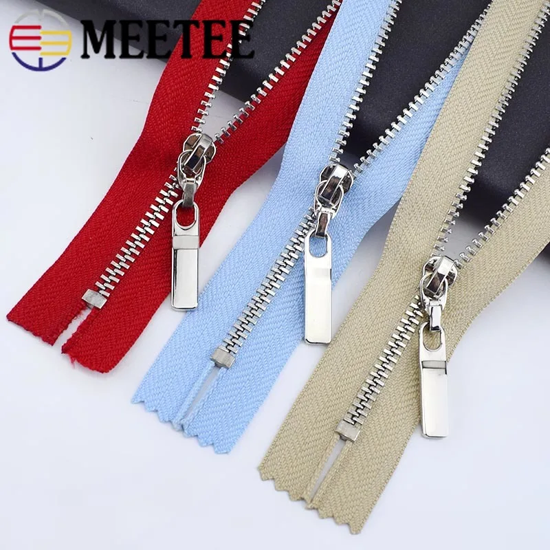 Металлические молнии Meetee 5/10 шт. 3 #15/18/20/25/30 см закрывающаяся молния для одежды