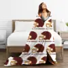 Hail To The Commanders - Washington Commanders Blankets Fleece Throw Blanket Sofa For Couch Bedding Travel Throws Bedspread 5