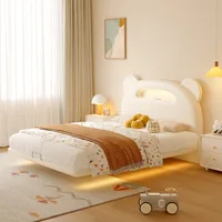 Veilleuse tables de chevet lit fantaisie esthétique français chambre lit salon Double dormir Muebles Para dortoir meubles de maison 3