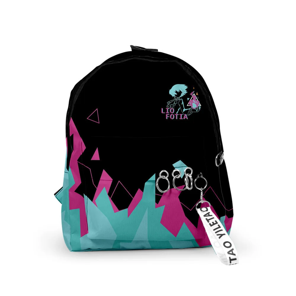 Classic PROMARE Notebook Backpacks Boys/Girls pupil School Bags 3D Print Keychains Oxford Waterproof Funny Cute Small Backpacks