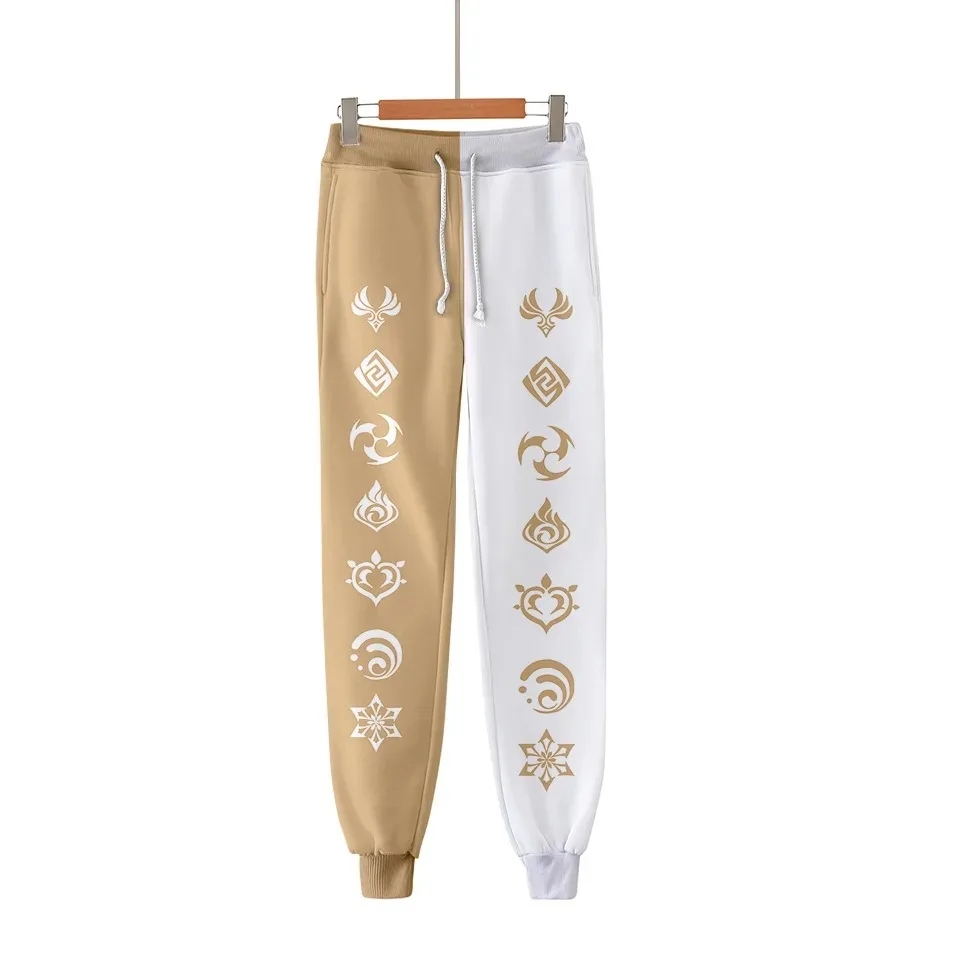 Genshin Impact 3D Joggers Pants Men/Women Casual Trousers Hip Hop Sweatpants Hu Tao Amber Venti Kaeya Klee Diluc Cosplay Costume