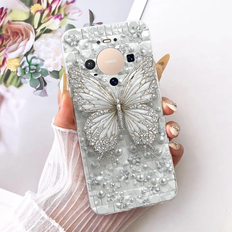 Floral Bowknot Soft Silicone Clear Phone Case - New Fashion 2025 Edition