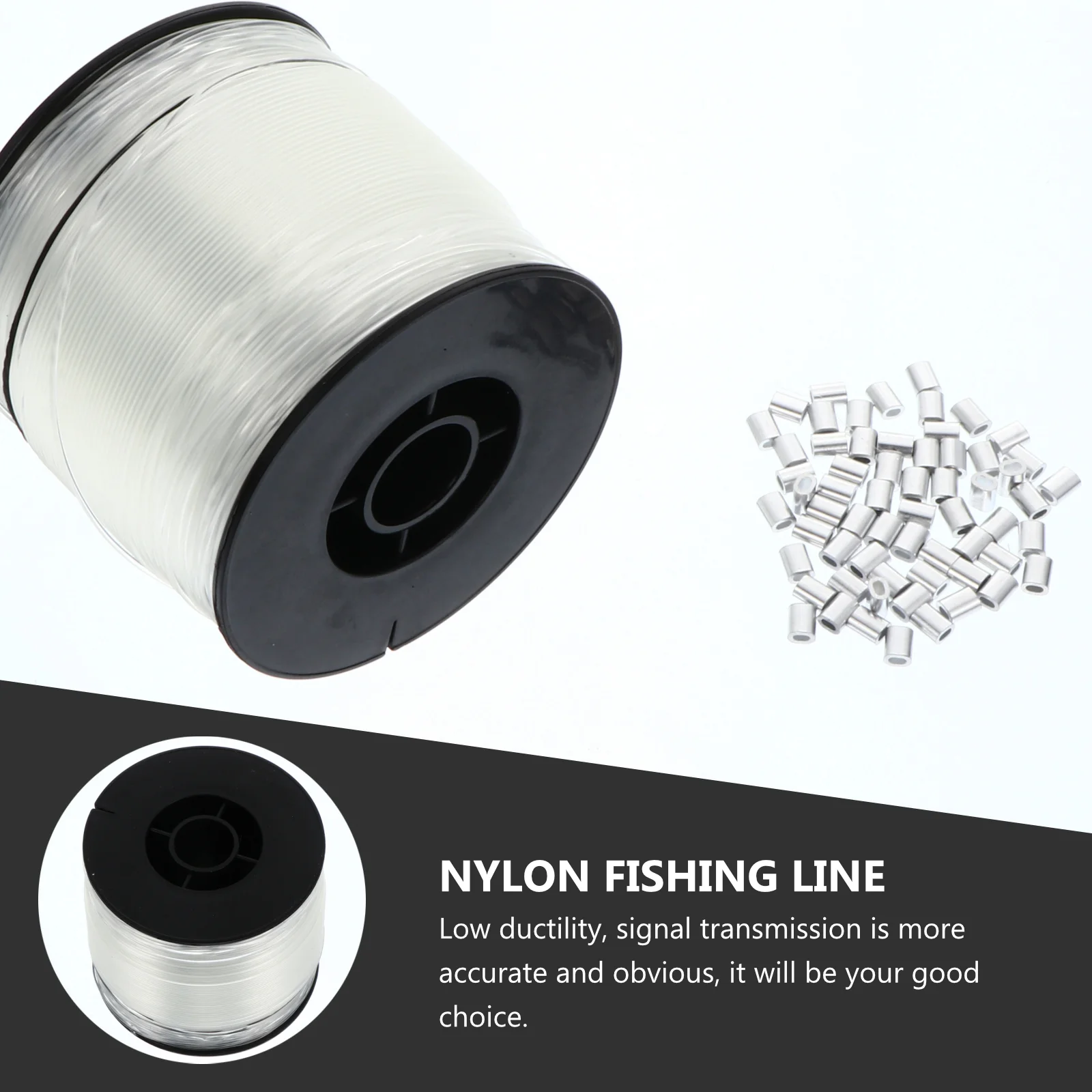 

Nylon Fishing Line Aluminum Parts Rope 200M Thread Supplies Wear-resistant Wire