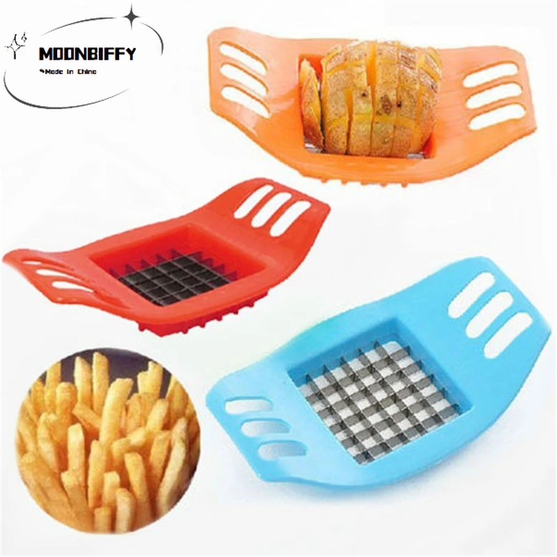 Stainless Steel Vegetable Potato Slicer Cutter Chopper Chips Making Tool Potato Cutting Fries Tool Kitchen Accessories vegetable cutter