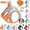 XXXS-L Reflective Pet Harness Dogs Strap with Leash Adjustable Harness Vest Breathable Collars for Chihuahua Small Large Dogs
