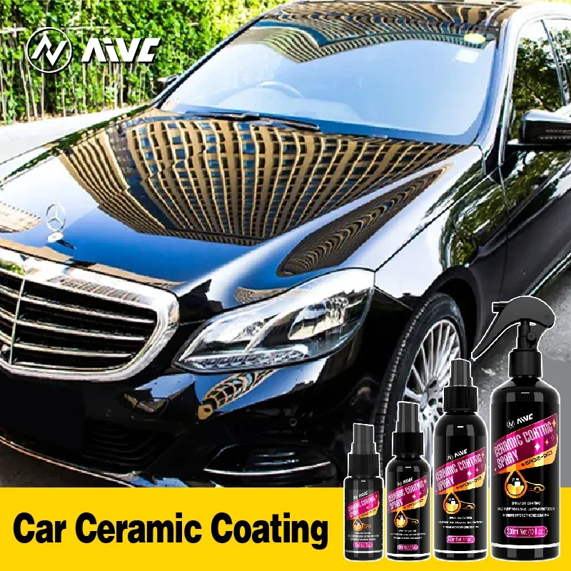 Ceramic Car Coating Spray Aivc Ceramic Coat For Auto Motorcycle Hydrophobic Protect Polish Paint Care Detailing Gloss Seal Wax images - 6