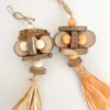 1 pc Wood Bird Chewing Toys Parrot Shredder Bite Hanging Toy Swing Toys for Pet Bird Cockatiel Budgies Lovebird Cage Supplies 6