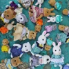 Easter Bunny 1:12 Scale Simulation Forest Family Reindeer Pretend Game Set Bear Panda Animal Dollhouse Children Birthday Gift 4