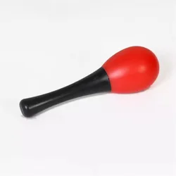 Small Maraca Percussion Instruments - Set of 1 or 5, Shaking Musical Party Supplies (Red 1pc)
