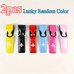 Premium Luggage & Bag Identifier Tags - Travel Essentials Duo Pack (2pcs random color)
