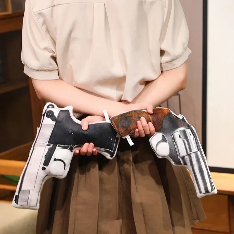 Realistic Battlefield Conventional Firearms Counter-strike Guns Plush Toy Children Game Doll Birthday Gift for Boyfriend