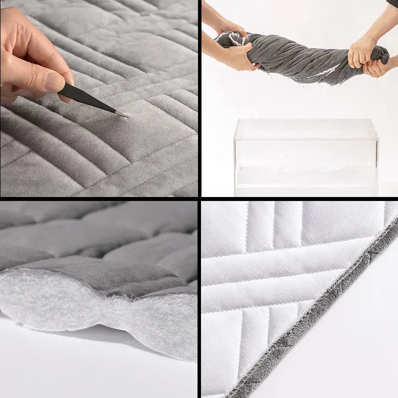 European Thicken Soft Plush Quilted Headboard Cover Solid Color Pink All-inclusive Velvet Bed Head Cover 180x70cm velvet headboard cover bed headboard cover