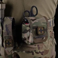 Outdoor multifunctional waist bag MOLLE first aid kit portable survival kit accessory bag camouflage training kit 1