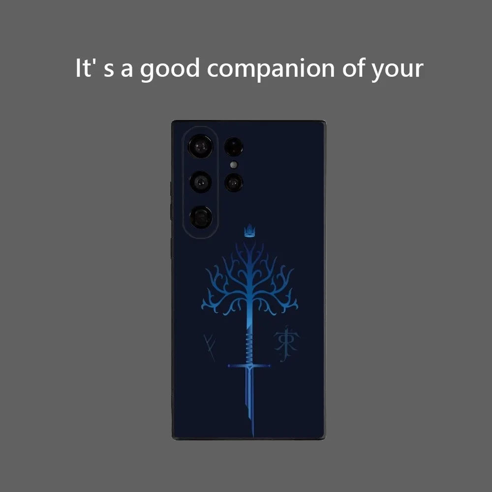 L-Lord Of The R-Rings Soft Silicone TPU Protective Phone Case