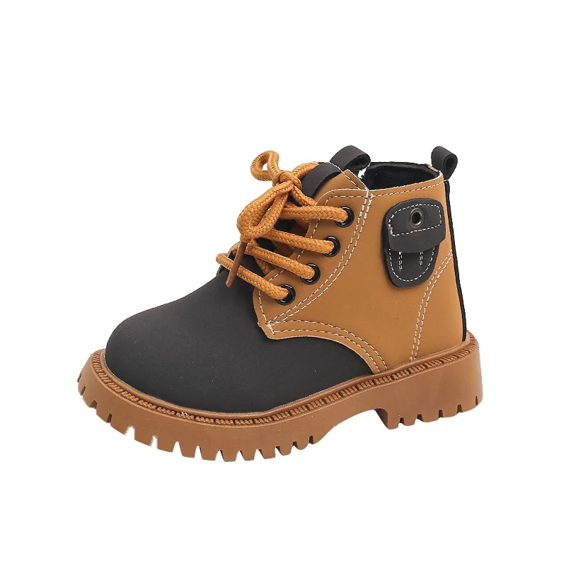 Children Boots Autumn Winter Baby Toddler Ankle Shoes Boys Girls Snow Soft Non-slip Short