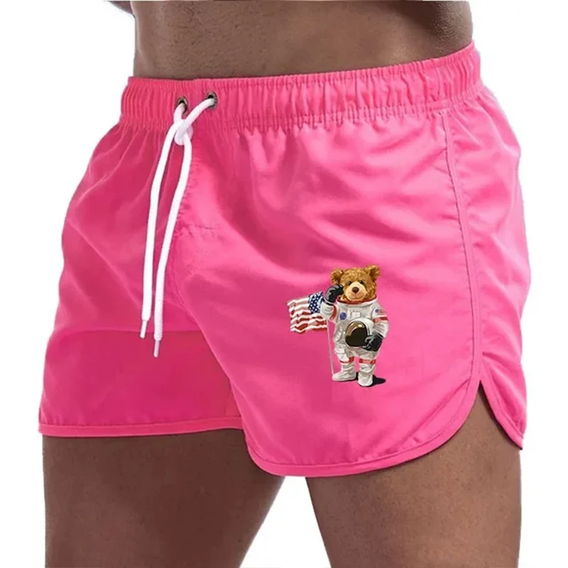 2024 new men's swimming shorts sexy men's beach surfboard summer shorts breathable fast drying sports fashion brand beach shorts 2