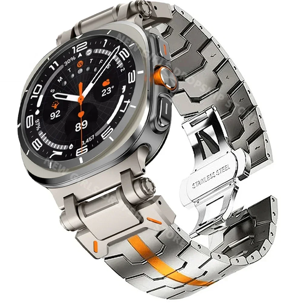 Luxury Stainless Steel Business Watch Band - No Gaps QuickFit Bracelet