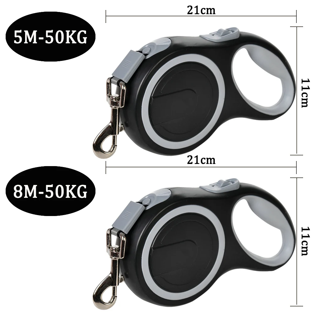 Lunghina Per Cani Guinzaglio Retrattile Per Cane – Estensione Fino A 8m, Resistente Fino A 50kg, Comodo E Sicuro! Il Ritorno Dello Jedi - Foto 5