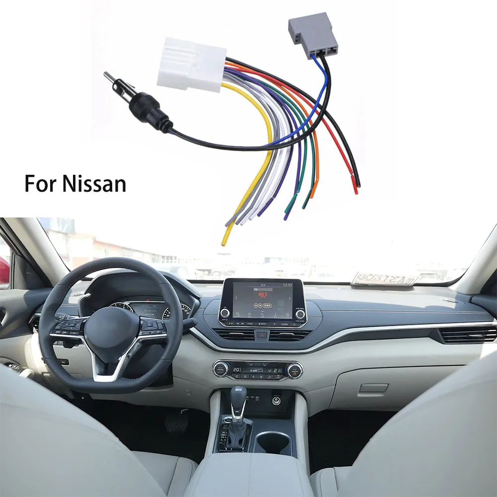 20 Pin Car Stereo Wiring Harness Adapter Cable Car Radio Plug For Nissan Versa Sentra Frontier