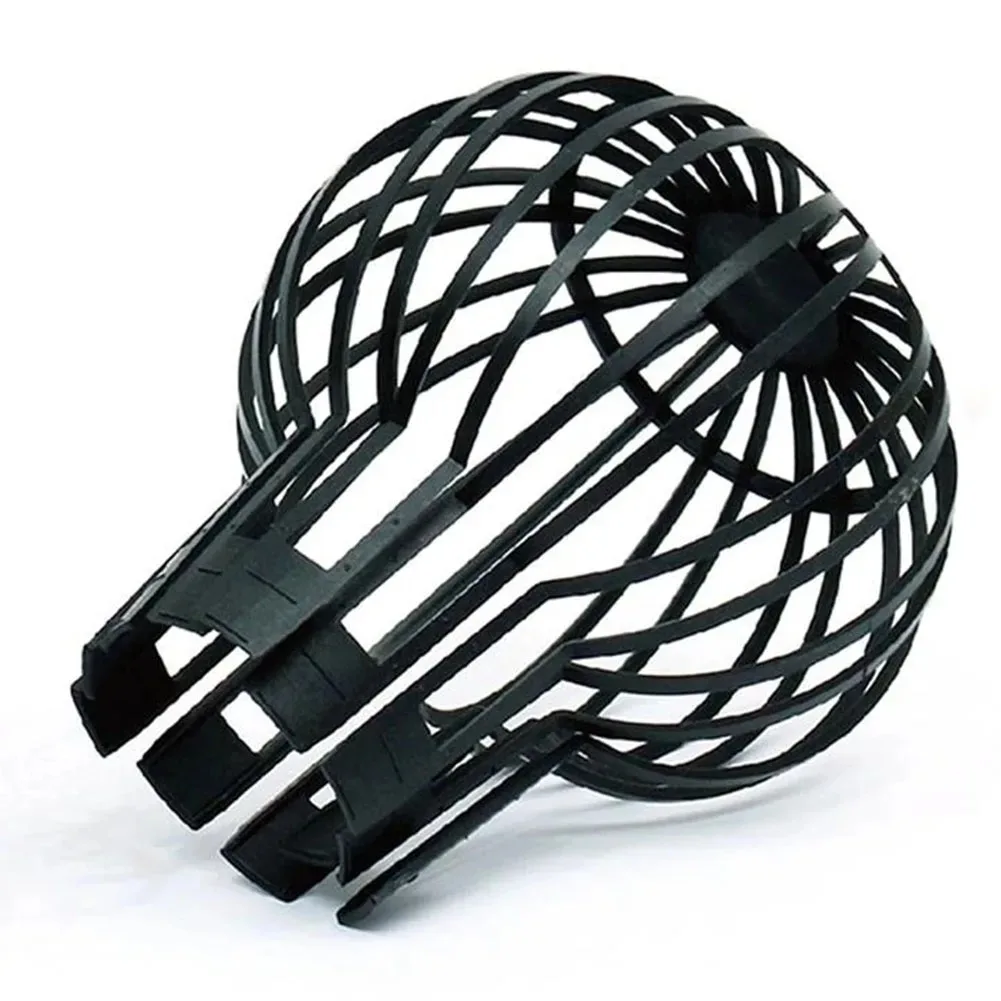 Roof and Floor Drain Plastic Black Drainage Outlet Anti Blocking Circular Mesh Cover Balcony Outdoor Rain Drainage Ditch Cover drainage cover