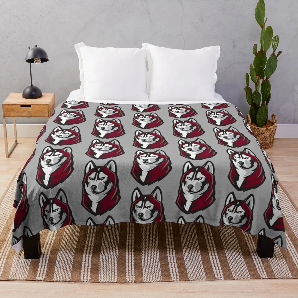 

Bloomsburg Huskies Throw Blanket Flannels Blanket Soft Blanket Luxury Thicken Blanket