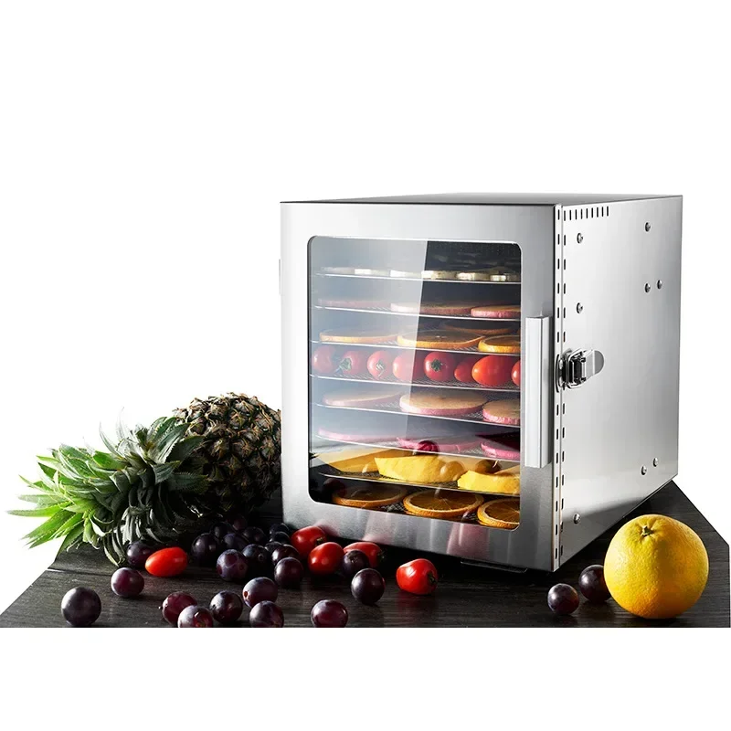 8 Layer Dryer Fruit Machine New Design Commercial Household Stainless Steel Food Dehydrator Electric Dehydrator