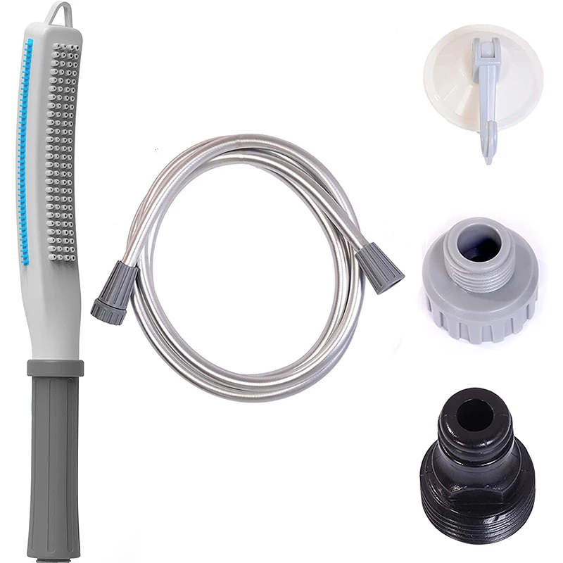 Pet Shower Sprayer Attachment Dog Shower Head Accessories Dog Brush for Fast and Easy at Home Cleaning bath showerhead