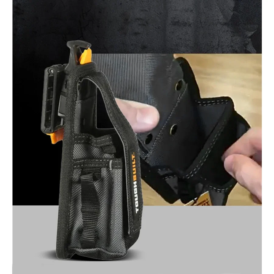TOUGHBUILT TB-CT-34-B Meter/Tester Pouch Electrical Instrument Tool Pouch Electrician Instrument Tool Bag Quick Hang Belt Pouch 6