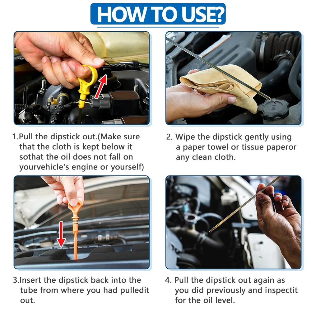 Car Oil Dipstick 53032605AB Suitable for 2003-2009 Dodge Ram 2500 For Transmission Oil Dipstick 5.7L 1PCS 5