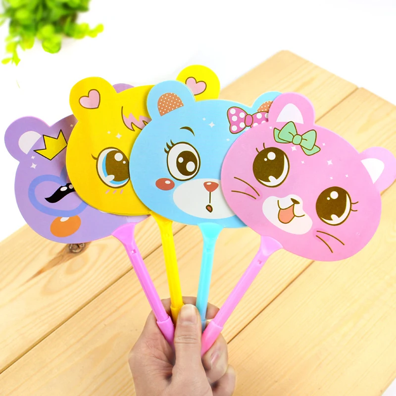 10pcs / Pack Cute Cartoon Fan  Ball Pens Office School Supply Stationery Birthday Gift