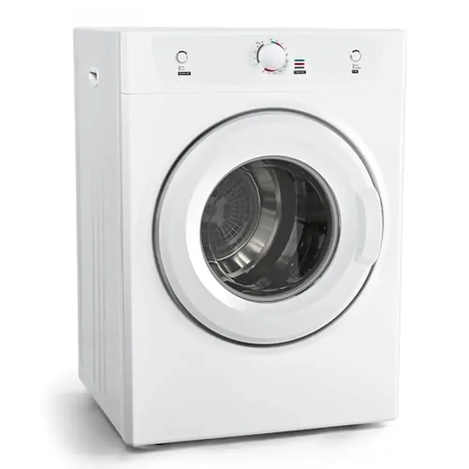 Compact 1500W Stainless Steel Tumble Dryer with Sensor Dry