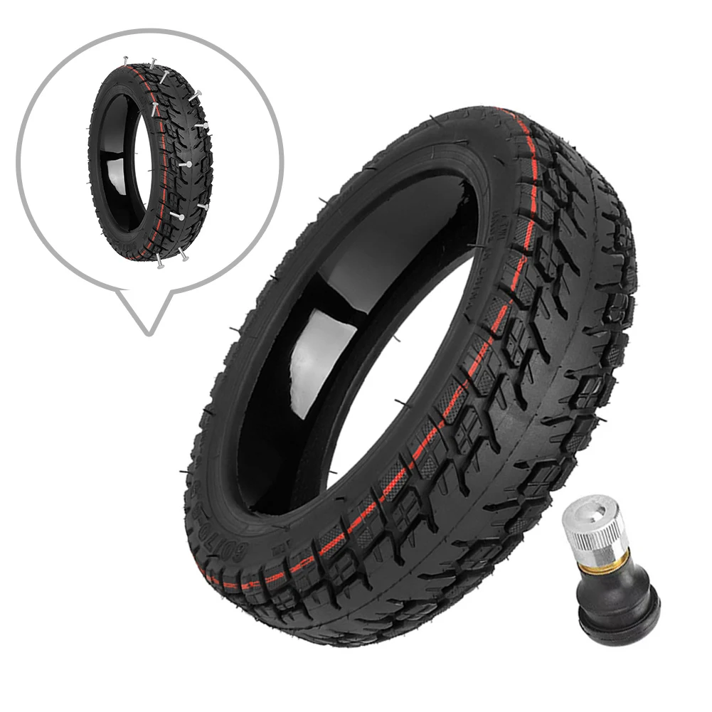 

10-Inch 60/70-6.5 Self-Repair Off-Road Vacuum Tire For Ninebot Max G30 Electric Scooter Wear-Resistant Rubber With Special Tread
