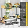 Over The Sink Rack, Fits All Sinks, Adjustable Dish Drying Rack, Dish Drying Rack Above Kitchen Sink, Easy Installation 2