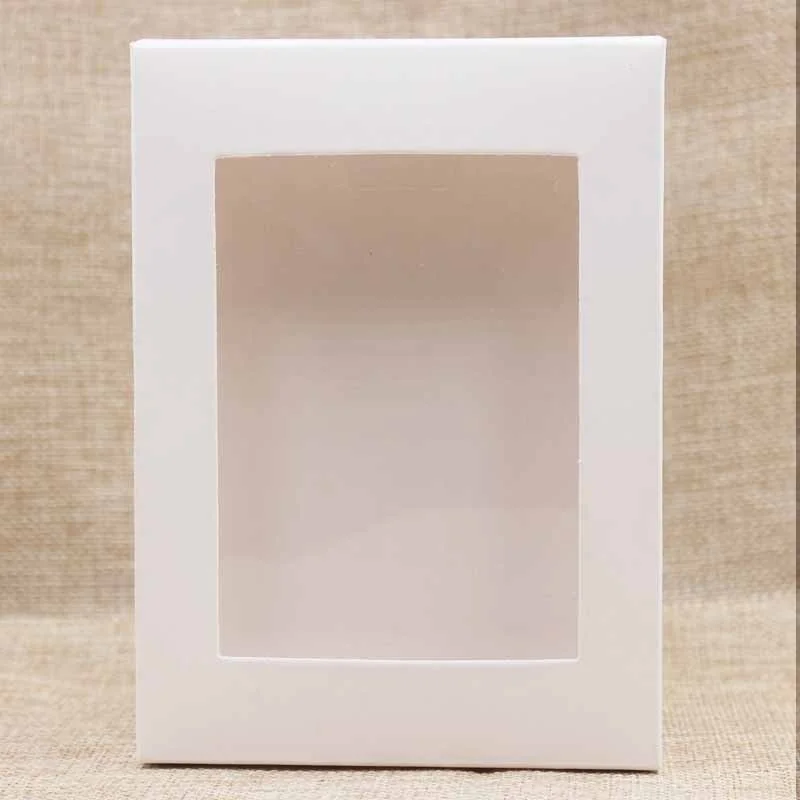 10 Stück DIY-Papierbox mit Fensterpapier, Geschenkbox, Kuchenverpackung für Hochzeit, Zuhause, Party, Muffin-Verpackung – Detail 12