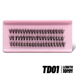 DIY Lash Extension Kit with Faux Mink Clusters and Lash Bond & Seal (3rows-TD01)