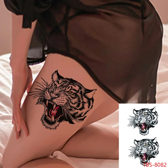 Tatuagem temporária à prova dwaterproof água stickertriangle rosa lua sexy  tatto flash tatoo falso tatuagens mão braço para crianças - AliExpress