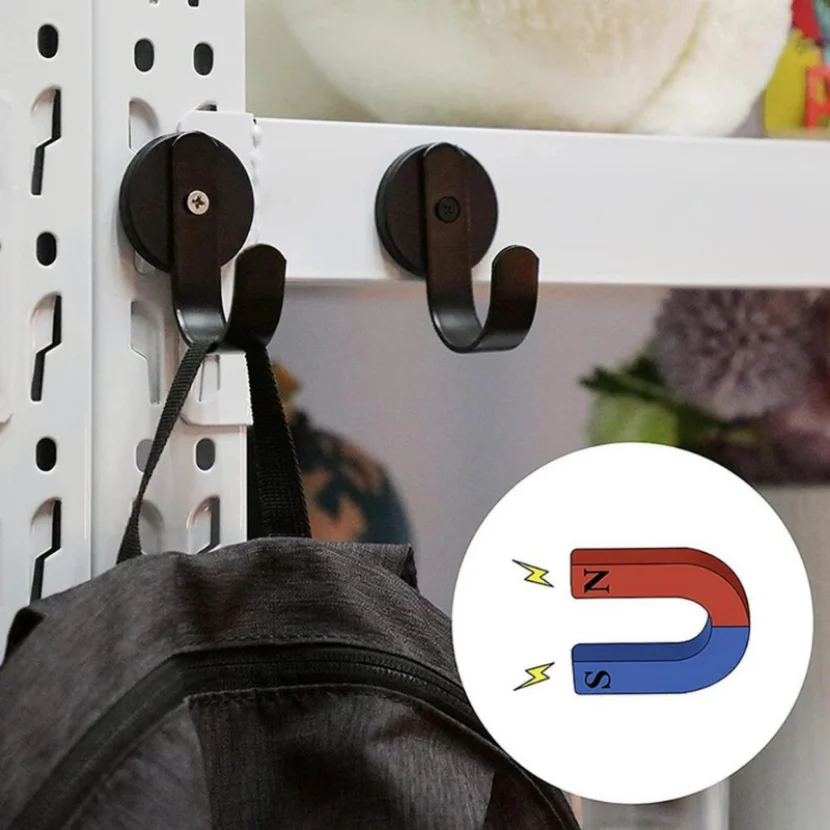 

1pcs Garland Magnet Hook Christmas Wreath Home Iron Hanging Hook 1pc