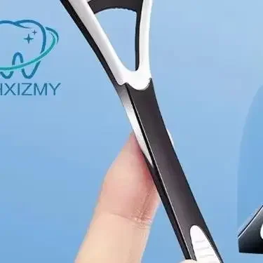 Dual-Use Reusable Tongue Scraper for Fresh Breath and Oral Hygiene