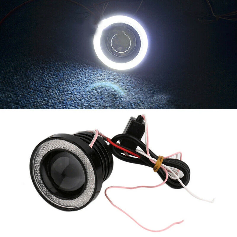 รูปสินค้า ไฟตัดหมอก LED สีขาว ดวงตานางฟ้า สำหรับ SUV