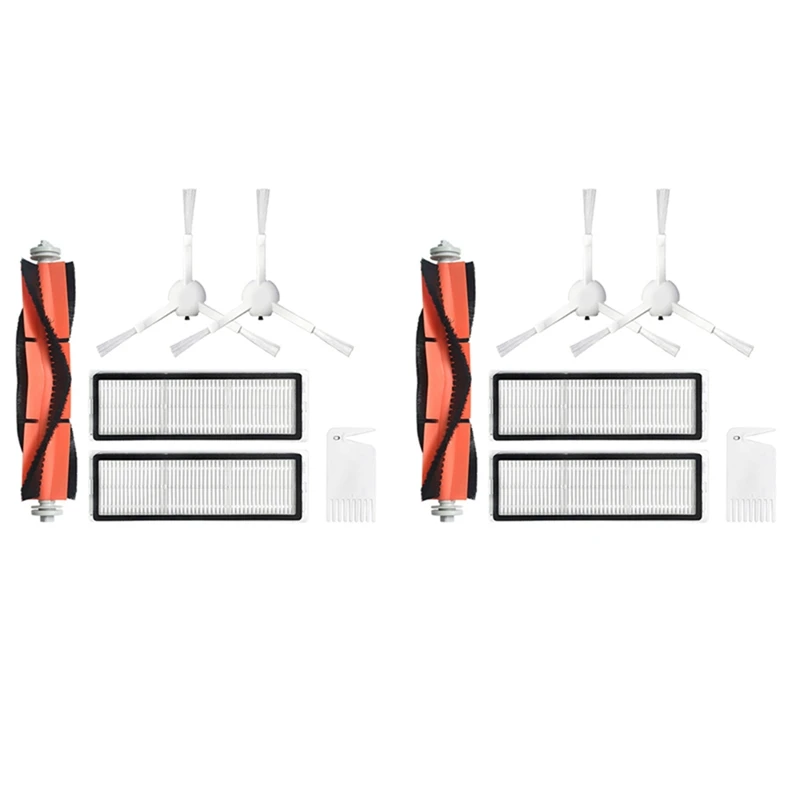 

Запчасти для робота-пылесоса Xiaomi Mijia 1C STYTJ01ZHM, аксессуары, 18 шт., основная и боковые щетки
