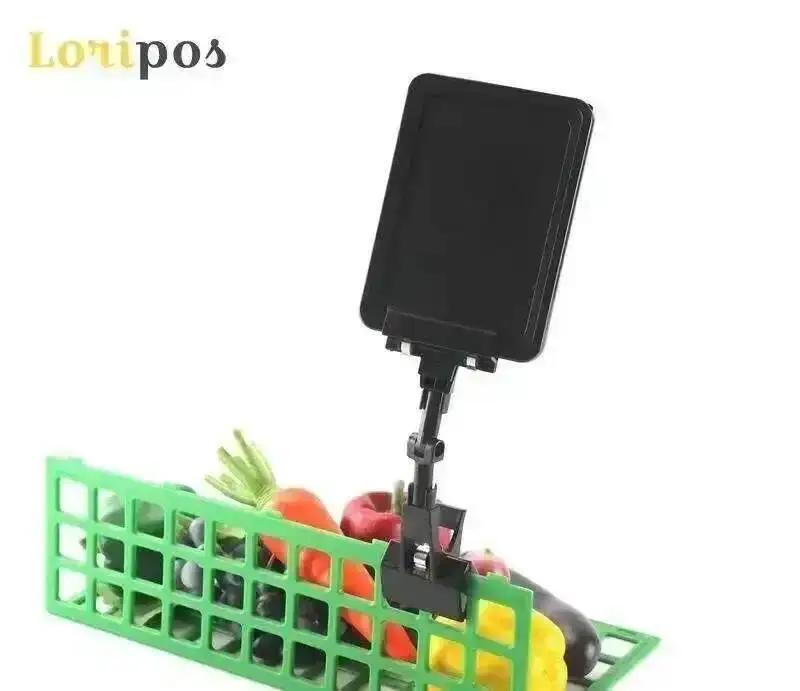 PVC-Kartenhalter, schwarze Tafel, Regalbeschilderung, Preisschild, Display-Ständer, Werbeetikettenhalter, Schilderhalter, Poster- und Bildklammerhalter, POP – Detail 3