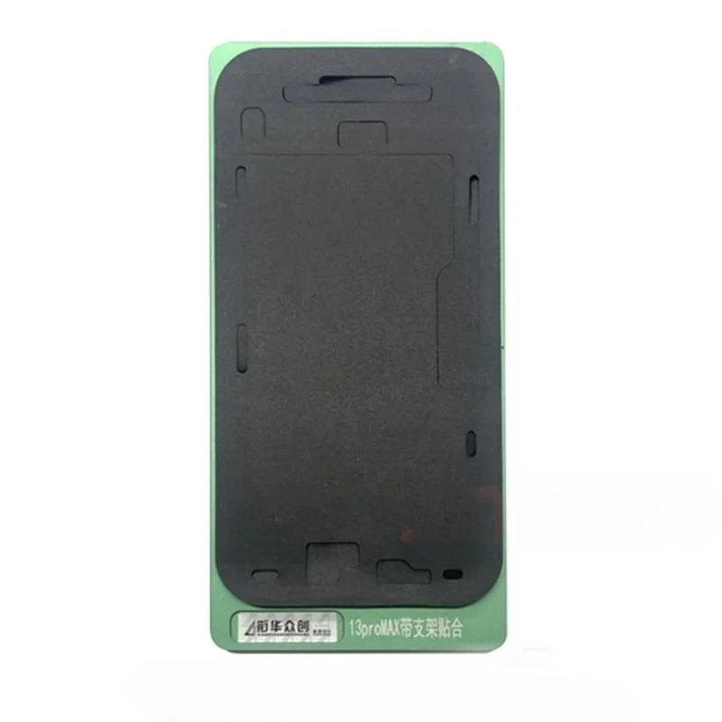 XHZC OCA 라미네이션 몰드 실리콘 블랙 패드 매트 (프레임 포함) 아이폰 X XS 11 XR 11 13 Pro Max 12 Mini 14 Plus 휴대폰 수리용