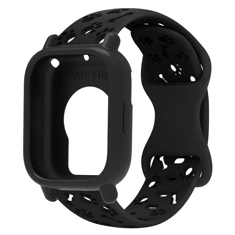 Silicone Sport Strap with Protective Case