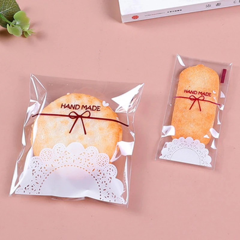 HandmadeCookieBagsSelfAdhesiveSealPlasticCookiesBagsforKids