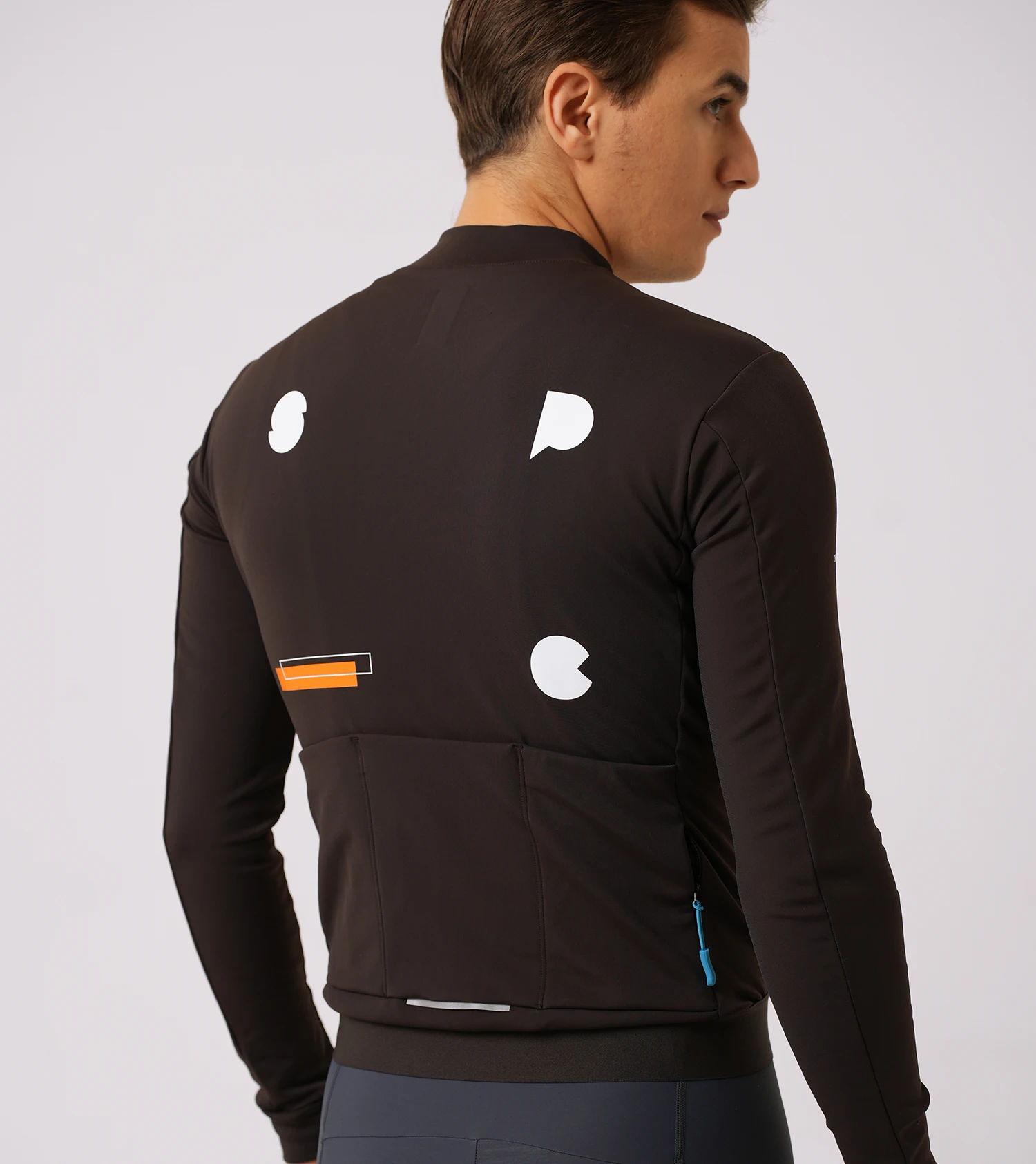 SPEXCEL SPC LAB New PRO Winter Thermal Fleece Cycling Jerseys Long sleeve Race Fit Nylon thermal fabric Warm and breathable man 4