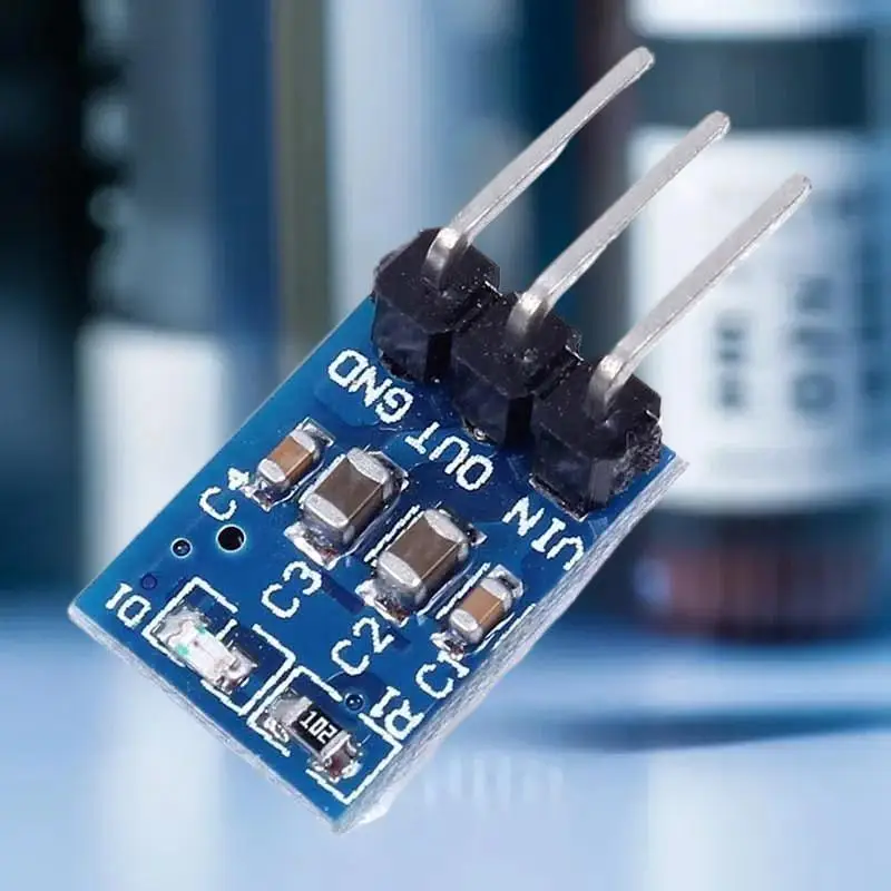 [E] 1/3/5Pcs AMS1117-3.3 LDO 선형 레귤레이터 보드 800mA AMS1117 3.3V 전원 공급 장치 모듈 DIY 액세서리